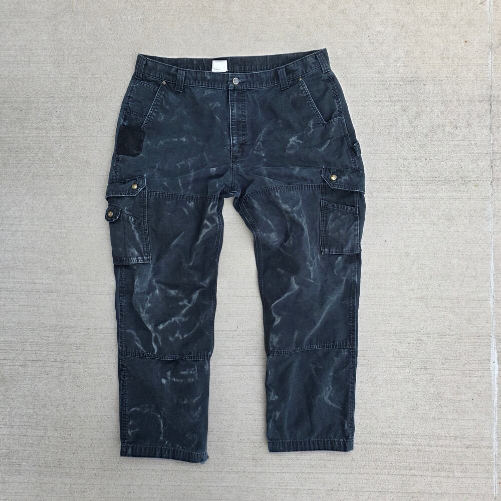 Carhartt Double Knee Carpenter Pants Size 42X32 Distressed Workwear Relaxed Fit